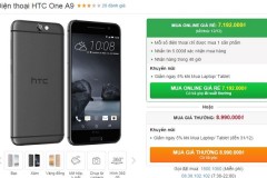 HTC One A9 lại tiếp tục giảm giá sốc, cơ hội mua siêu phẩm không thể tốt hơn