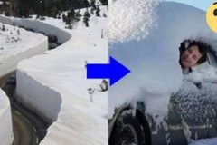 14 bức hình ấn tượng: tuyết dày 20m, người Nga vẫn bình thản sinh hoạt