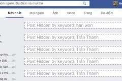 Ẩn tất cả bài viết về chủ đề đang tràn ngập newsfeed facebook của bạn
