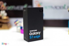 Ảnh Samsung Galaxy S7 edge màu đen bóng đầu tiên tại VN