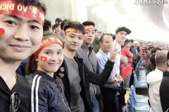 Các game thủ AOE cũng đi cổ vũ tuyển Việt Nam thi đấu