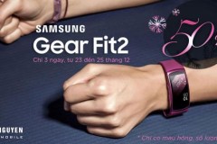 Cùng Mai Nguyên đón "Giáng Sinh Hồng": Gear Fit 2 hồng giảm 50% chỉ trong 3 ngày