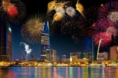 Facebook bắn pháo hoa chúc mừng năm mới