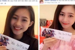 Facebook Việt ngập tràn fansign hot girl mùa giáng sinh