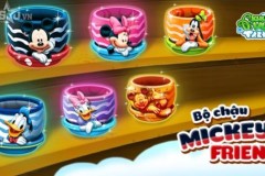 Giới trẻ sôi sục săn lùng bộ sưu tập Frozen, Moana, Mickey trong game Khu Vườn Trên Mây