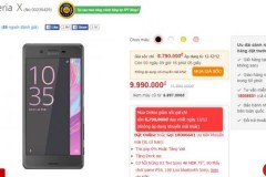 Sony Xperia X thiết kế đẹp, camera 23MP tiếp tục được hạ giá kịch sàn