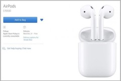 Tai nghe AirPods cho đặt hàng giá 159 USD