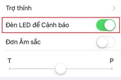 Cách làm đèn flash nháy sáng khi có cuộc gọi, tin nhắn, hay thông báo