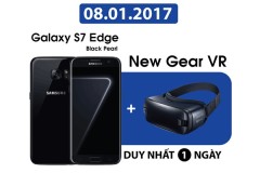 DUY NHẤT 8/1 mua Galaxy S7 Edge ngọc trai đen tại Viettel Store nhận ngay kính New Gear VR siêu chất