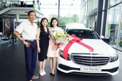DV Cao Thái Hà lên đời xe sang, tậu Mercedes-Benz E200 2017