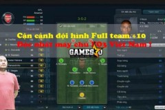 FIFA Online 3: Soi đội hình +10 cực chất của thánh Vinh "râu"