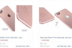 Giáp Tết, iPhone 7 hàng nhái tung hoành trên kênh bán online