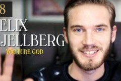 PewDiePie đứng thứ 18 trong danh sách những ngôi sao đẹp trai nhất thế giới