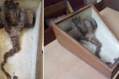 Phát hiện mái tóc trên 1000 năm tuổi trong nhà thờ, có thể thuộc về một vị Thánh