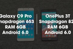 Speedtest OnePlus 3T và Galaxy C9 Pro: Cuộc chiến 6GB RAM