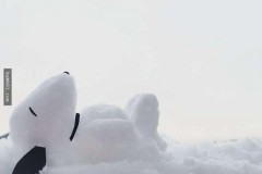 Tạo hình người tuyết đáng yêu ở Nhật Bản, ảnh 4 không dành cho người sợ ma