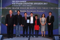 Ví MoMo đạt giải thưởng sản phẩm Thanh toán Di động tốt nhất Việt Nam 2017
