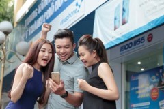 Vinaphone khuyến mãi 50% giá trị thẻ nạp trong 1 ngày