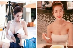 Xịt máu mũi với vòng 1 khủng của nữ MC game nổi tiếng Hàn Quốc
