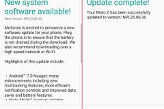 Đã có Android 7.0 Nougat cho smartphone Moto Z