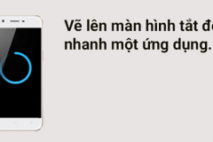 Vẽ lên màn hình tắt để mở nhanh ứng dụng trên OPPO A39