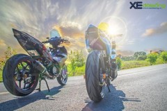 Yamaha Exciter độ cá tính tại sự kiện đón Valentino Rossi