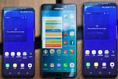 Ảnh thực tế Galaxy S8, S8 Plus cạnh Galaxy S7 Edge, Note 7