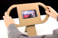 Hướng dẫn làm vô lăng chơi Alpha 8 và các game đua xe khác bằng bìa carton