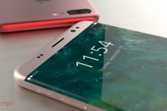 Ngắm mẫu iPhone 8 Edge màn hình cong OLED, sạc không dây