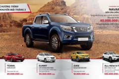 Nissan mở rộng ưu đãi hàng chục triệu với tất cả các mẫu xe