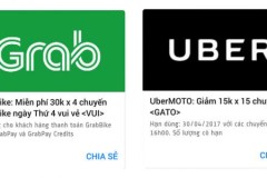 Cách tìm tất cả mã giảm giá Uber, Grab cực nhanh và tiện lợi
