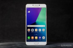 Khui hộp Samsung Galaxy C9 Pro: Máy mỏng, chắc tay, pin khủng