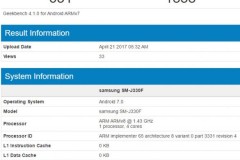 Rò rỉ Samsung Galaxy J3 2017 trang bị chipset Exynos và Android 7 Nougat