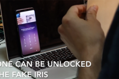 Cảm biến mống mắt của Galaxy S8 có thể bị đánh lừa bởi hình ảnh in ra