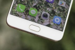 OPPO F3 trang bị phím home cảm ứng lực, vân tay 1 chạm