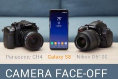 So sánh camera Galaxy S8 vs hai máy ảnh Panasonic GH4 và Nikon D5100