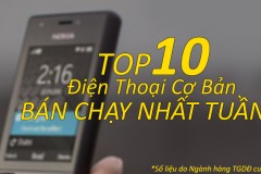 HOT: TOP 10 chiếc điện thoại bán chạy hơn nhiều mẫu smartphone hiện nay