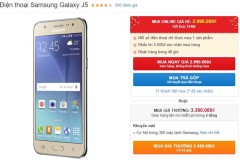 Galaxy J5 camera 13MP,  màn hình SuperAMOLED giảm giá