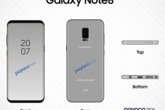 Rò rỉ bản vẽ cảm biến vân tay của siêu phẩm Galaxy Note 8?