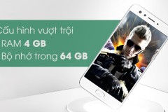 OPPO F3 là smartphone tầm trung 2017 dưới 7 triệu có ROM và RAM lớn nhất