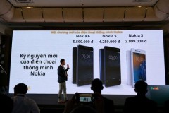 HMD Global chính thức công bố giá bán của Nokia 3, 5 và 6 tại Việt Nam
