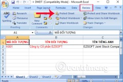 Cách tạo mật khẩu bảo vệ cho sheet Excel