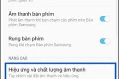 Cách thiết lập âm thanh tai nghe Samsung Galaxy S8