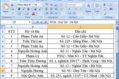 Cách xóa dữ liệu, nội dung trùng lặp trong Excel