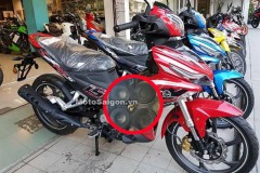 Cận cảnh thiết kế 3 bugi đánh lửa của Benelli RFS 150