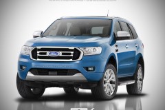 Ford Endeavour / Everest 2018 sẽ thẩm mỹ hơn với lưới tản nhiệt lấy cảm hứng từ F-150