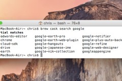 Hướng dẫn cài đặt gói phần mềm với Homebrew trên hệ điều hành Mac OS X