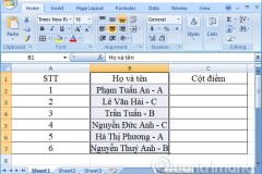 Hướng dẫn cách tách nội dung cột trong Excel