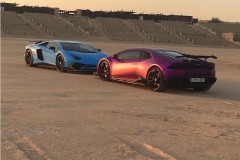 Lamborghini Huracan độ "tím rịm" để có thể nổi bật giữa "rừng siêu xe" tại Dubai