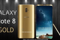 Concept Galaxy Note 8 Gold sang trọng, đẳng cấp, RAM 8GB, Snapdragon 840, vân tay siêu âm